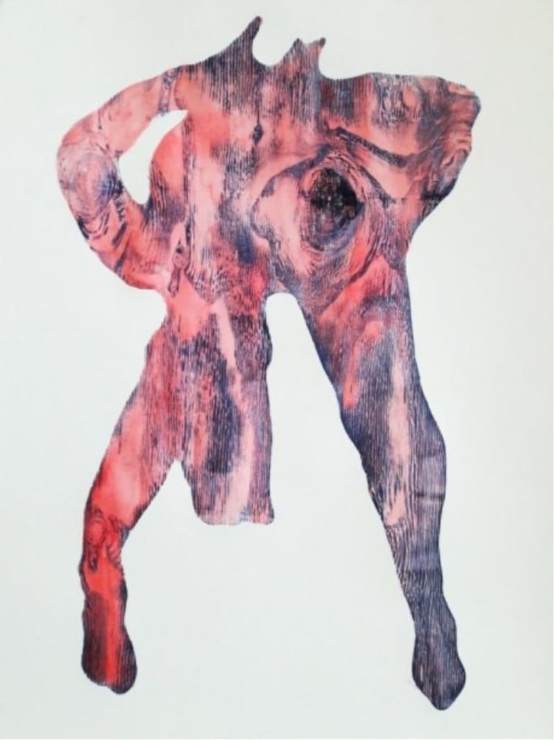 A woodcut from Alice Maher’s Vox Materia