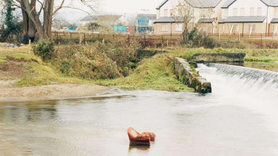 Detail from a photograph from Enda Bowe’s At Mirrored River