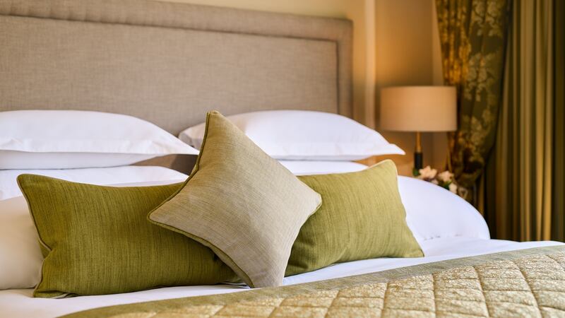 Castlemartyr recommends using only natural fibre bedlinen as high-quality crisp cotton makes for a fresh feeling getting into bed. Photograph: Barry Murphy Photography