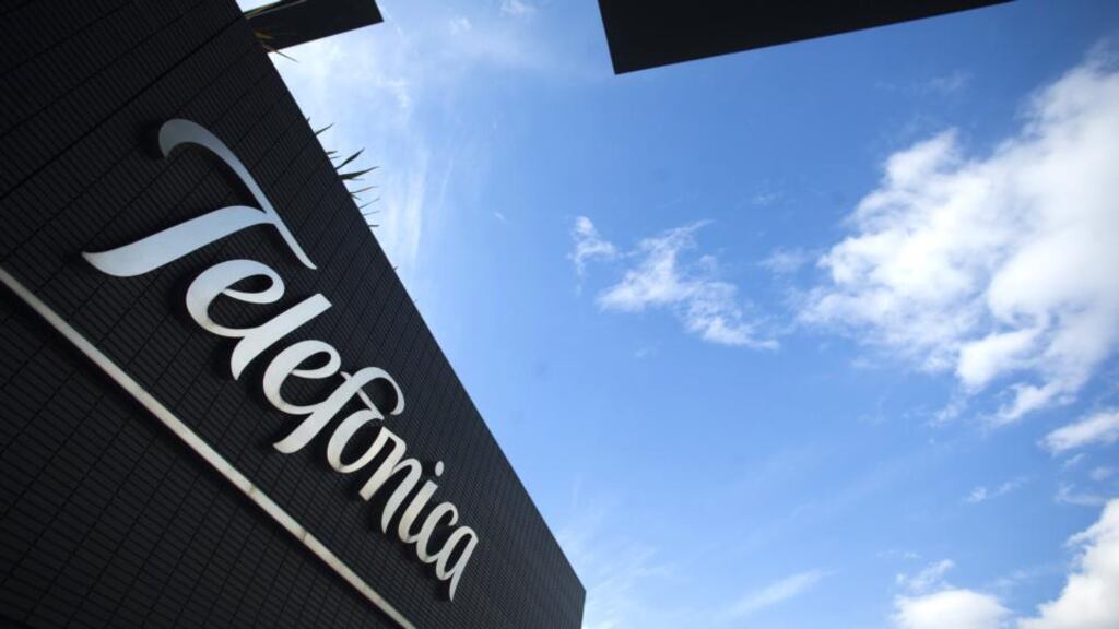 Spanish telecom group Telefonica was hit by a weak home market and declining Latin American currencies. Photograph: Angel Navarrete/Bloomberg