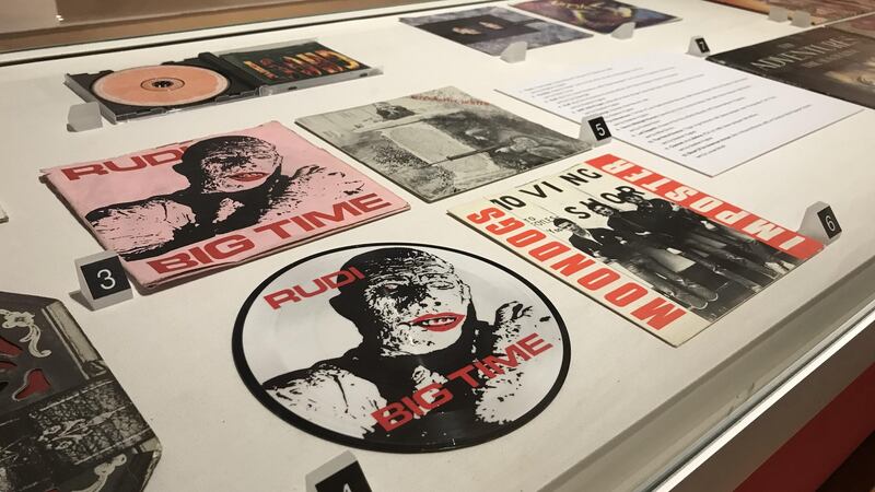 Items relating to Belfast punk rock band Rudi on display