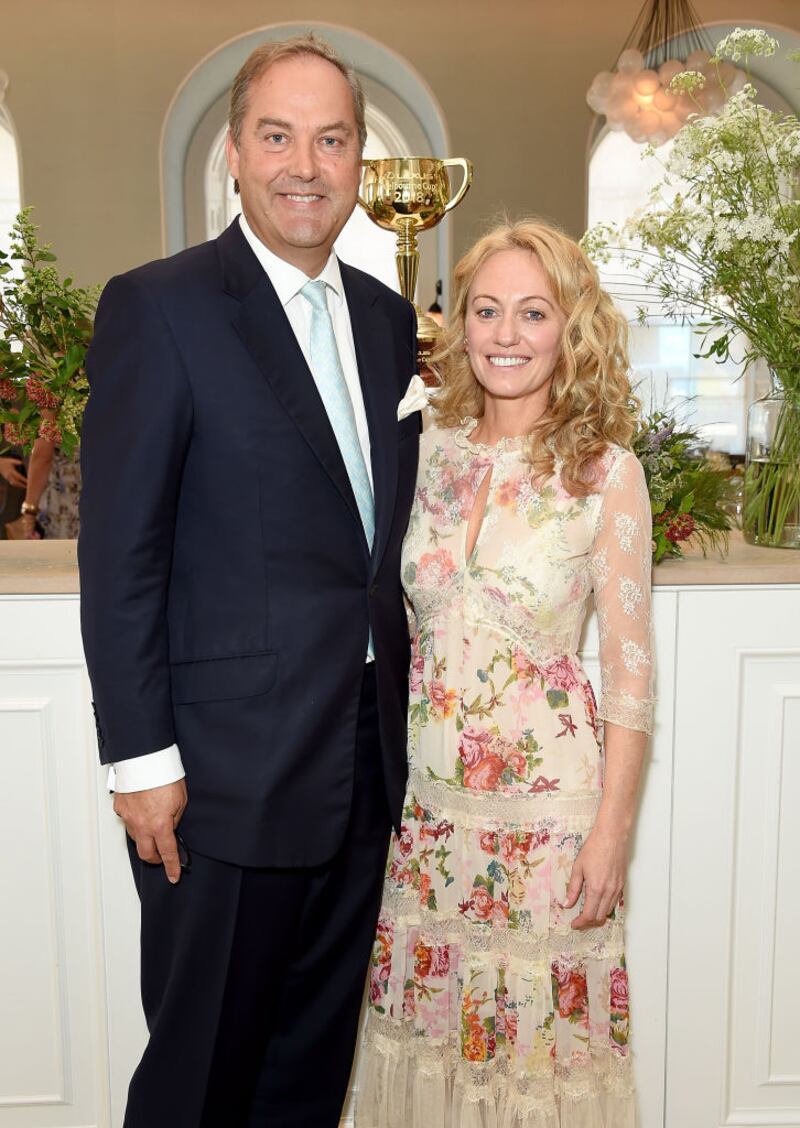 Harry Herbert and Clodagh McKenna attending the Victoria Racing Club lunch in London in 2018.Photograph: David M Benett/Getty Images