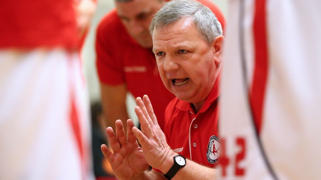 Templeogue head coach Mark Keenan Photograph: Cathal Noonan/Inpho.