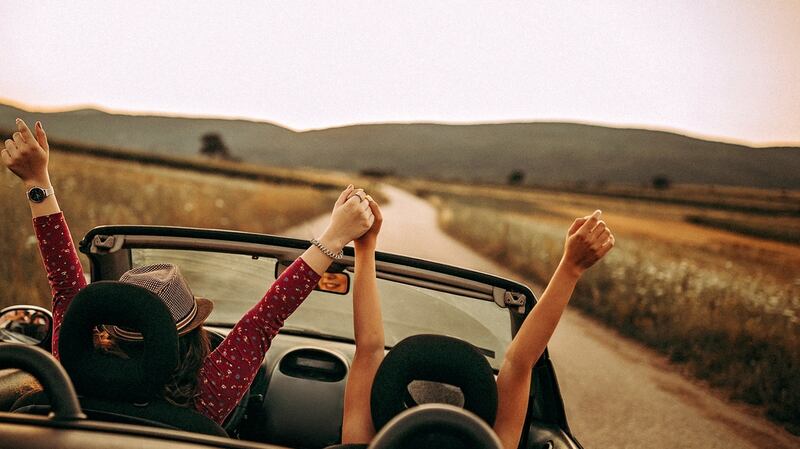 The open road, a symbol of freedom and a staple of car advertising.