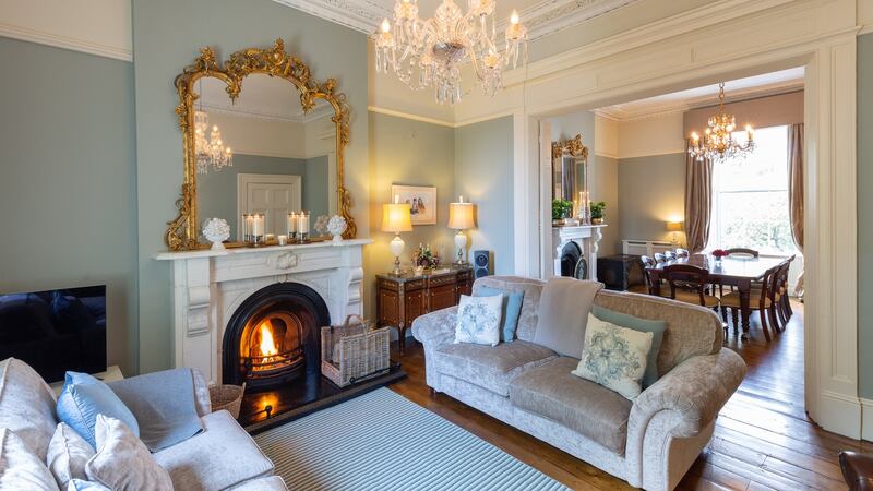The house comes with features including restored period details in the beautifully proportioned interconnecting reception rooms.