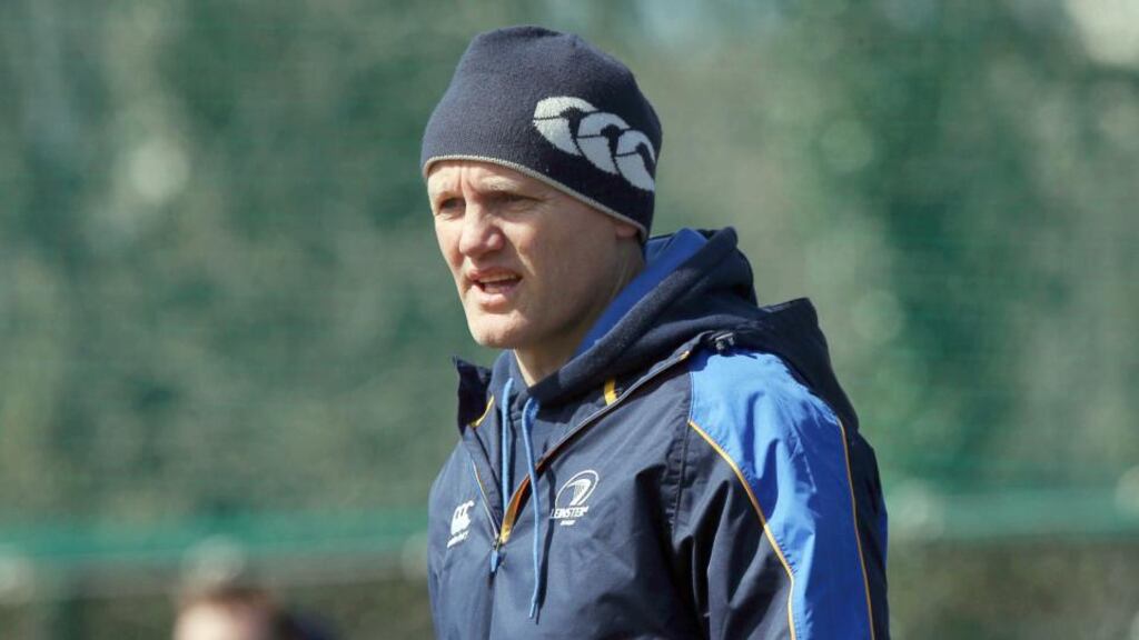 Leinster head coach Joe Schmidt.; Photograph: Donall Farmer/Inpho