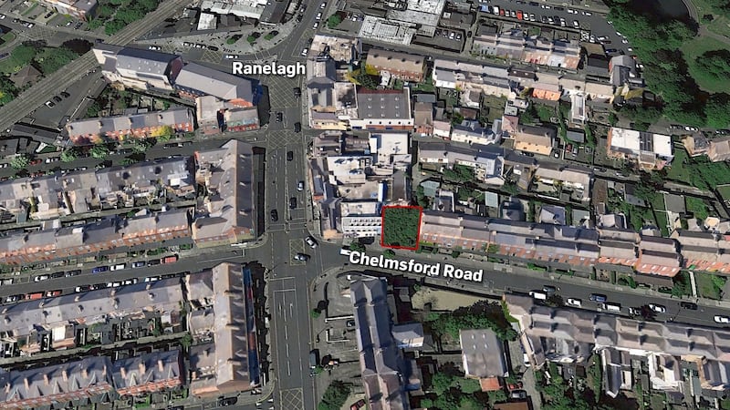 Ranelagh village: Cleared site Chelmsford Road has permission for a mixed-use, three-storey over-basement building.