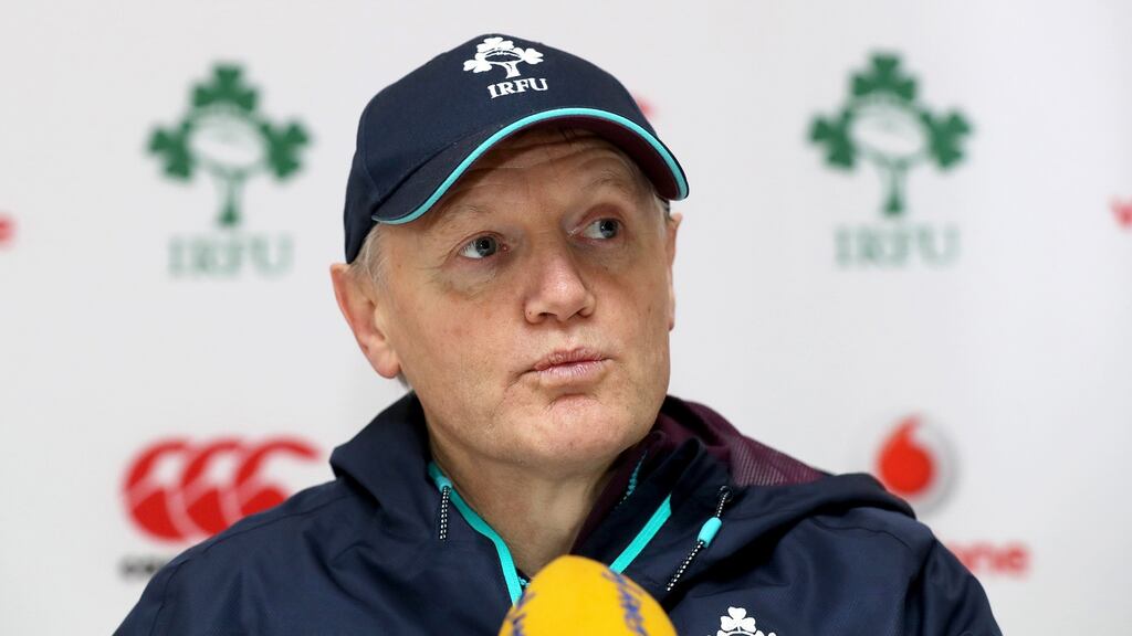 Ireland head coach Joe Schmidt: “We’ve got a few selection headaches and that’s exactly what you need.” Photograph: Dan Sheridan/Inpho