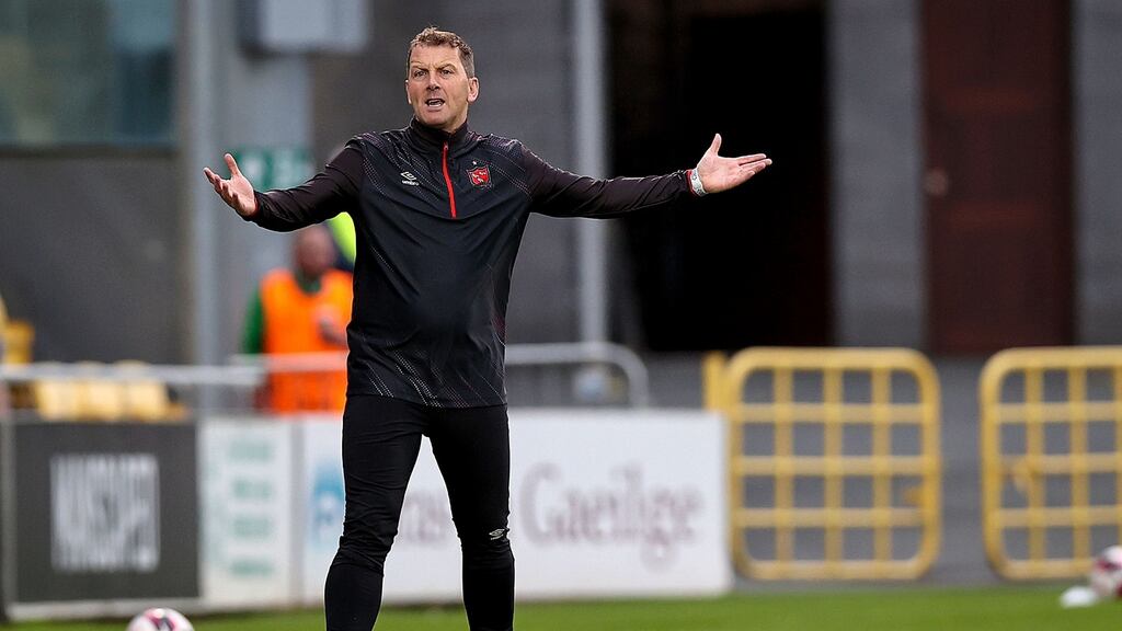 Vinny Perth and Dundalk meet Estonian opposition in Tallaght on Thursday night. Photograph: Tommy Dickson/Inpho