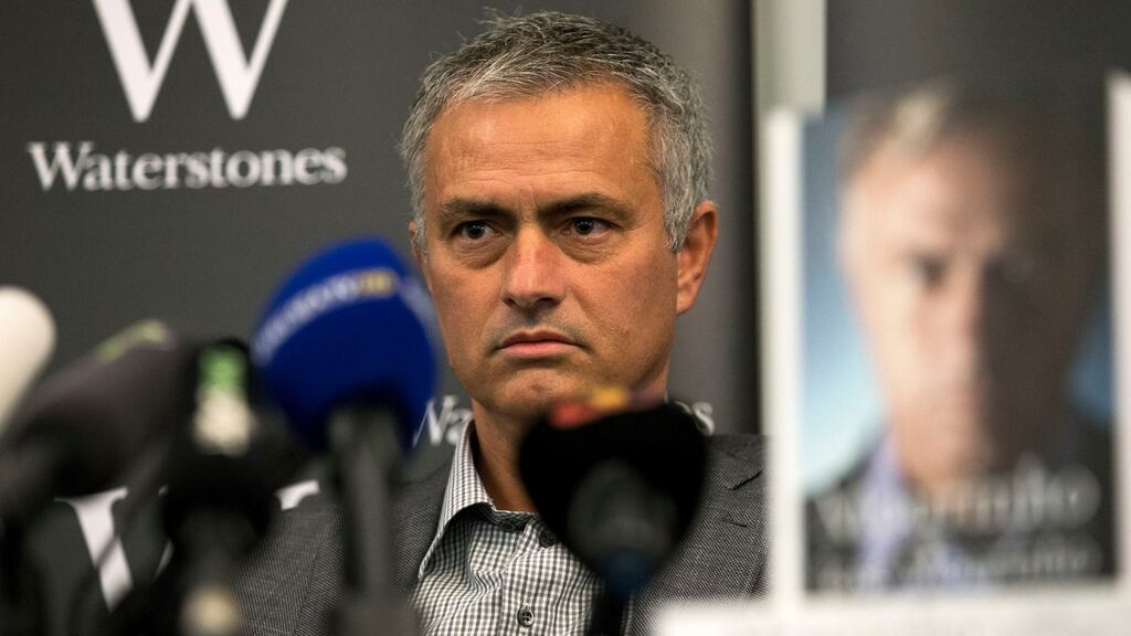 Jose Mourinho has hit out at the FA over his fine and suspended stadium ban. Photograph: PA