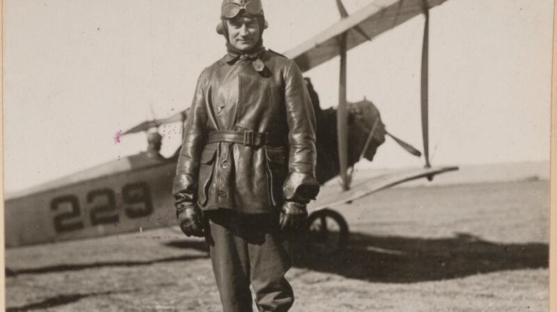 Major John Purroy Mitchel in uniform. Photograph: Photographs of American Military Activities