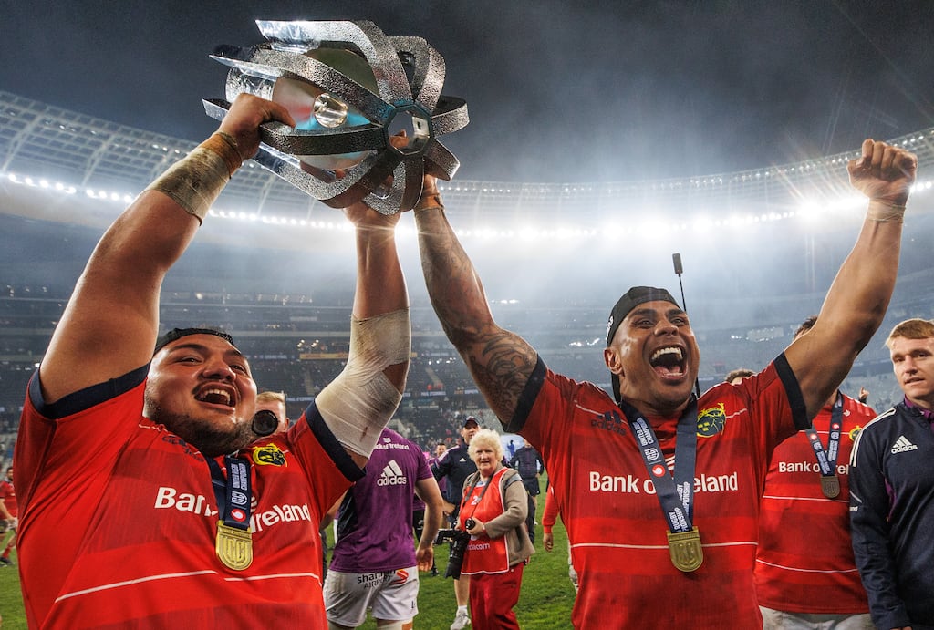 Munster dispatched of Glasgow, Leinster and finally Stormers to clinch a remarkable URC Grand Final victory. Photograph: James Crombie/Inpho