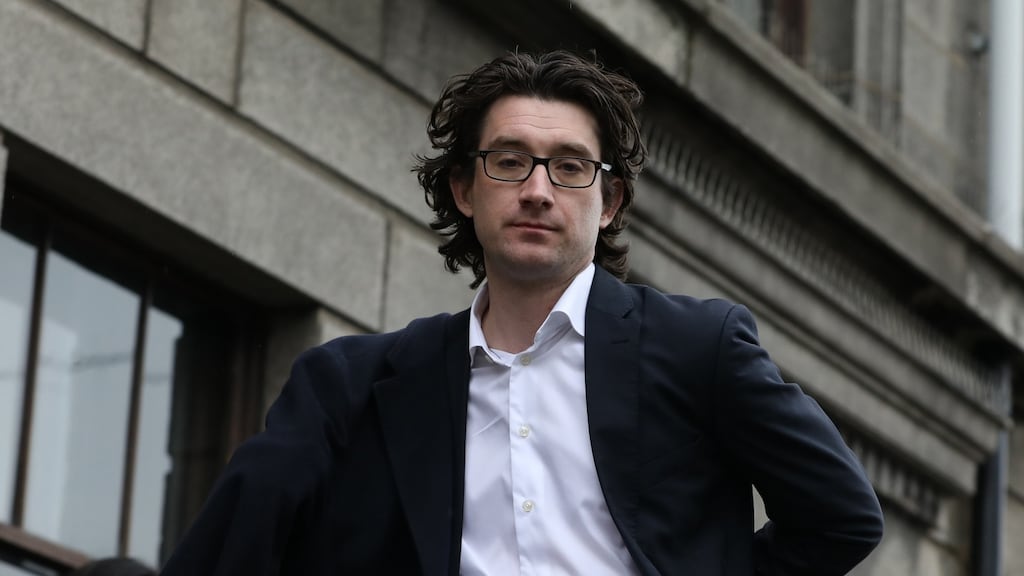 Former Editor of the Sunday Business Post, Ian Kehoe at the Four Courts. Photograph: Collins Courts