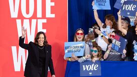 Harris distances herself from Biden’s ‘garbage’ remark as Trump aims to exploit gaffe