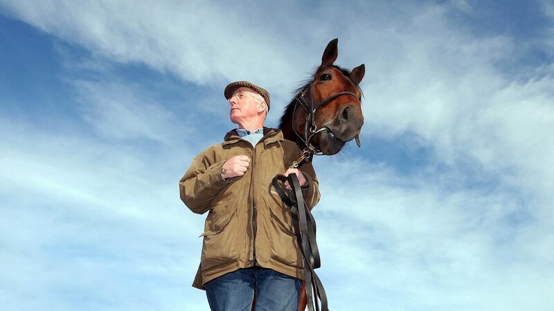 John Oxx pictured with Sea The Stars in 2009. Photograph: Donall Farmer/Inpho