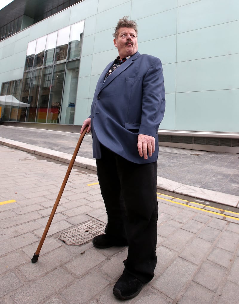 Robbie Coltrane during the opening of Glasgow School of Art's Reid building in 2014. Photograph: Andrew Milligan/PA
