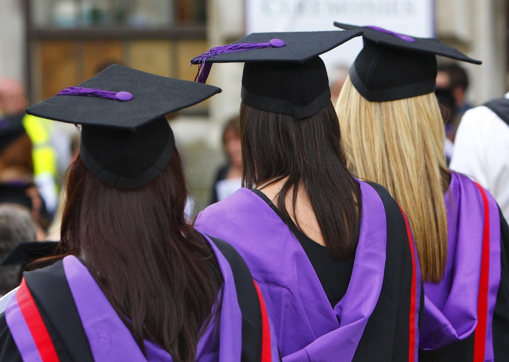 An Oireachtas Committee has urged major changes to the way higher education is funded. Photograph: PA