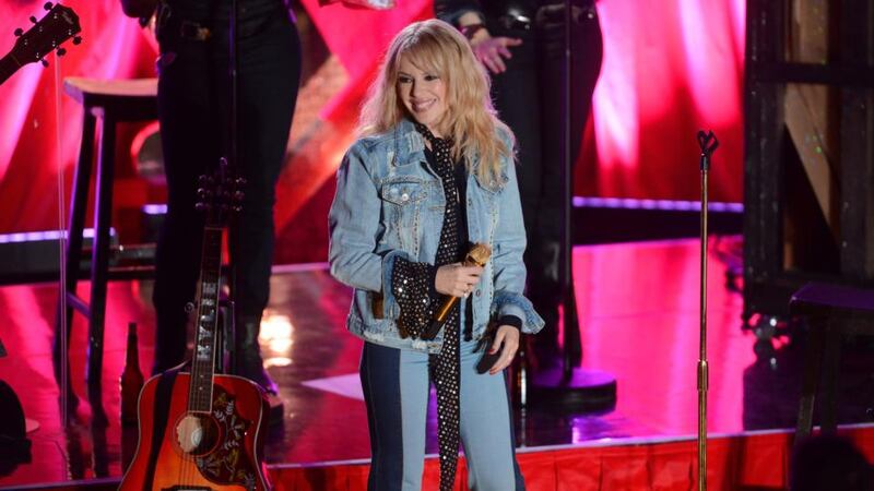 Kylie Minogue performs at London’s Porchester Hall on March 22, 2018. Photograph: Dave Hogan/Getty Images