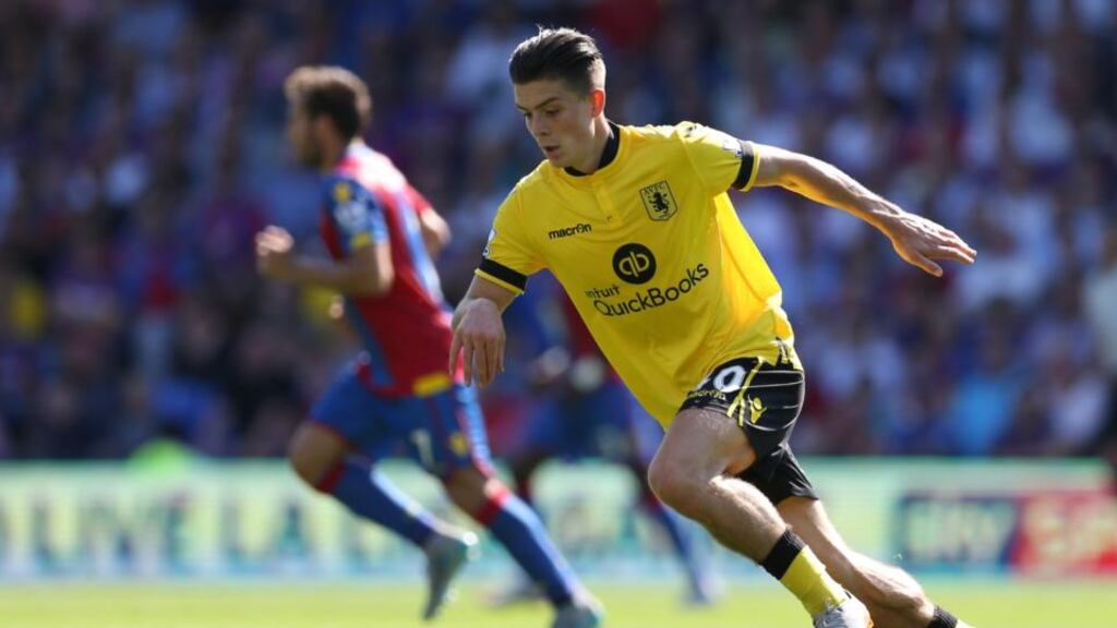Jack Grealish is yet to make a decision over his international future. Photograph: Getty
