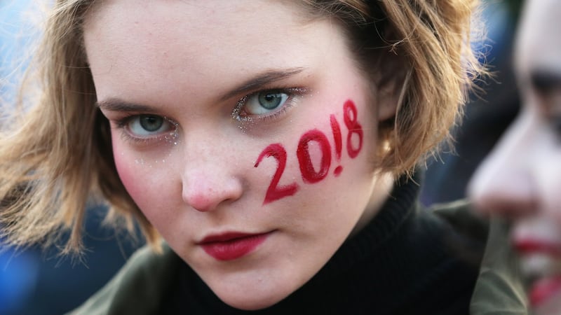 ST PETERSBURG, RUSSIA - OCTOBER 7, 2017: A young woman takes part in an unauthorised rally in Saint Petersburg last October in support of opposition activist Alexei Navalny. Photograph: Peter Kovalev/TASS (Photo by Peter Kovalev\TASS via Getty Images)