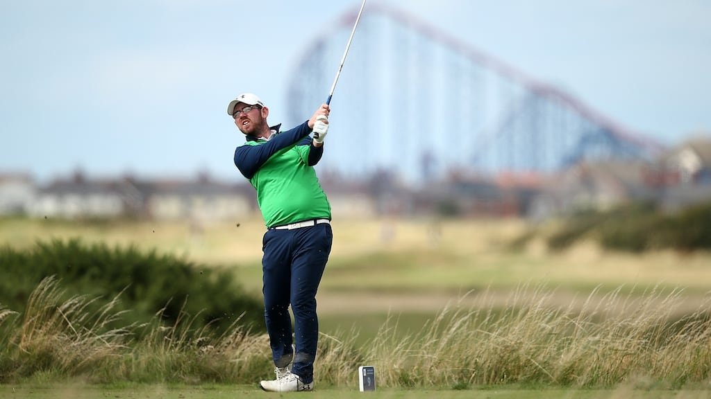 Cameron Raymond in action during the Boys Home Internationals at Lytham St Annes in 2017. Photograph: Jan Kruger/Getty