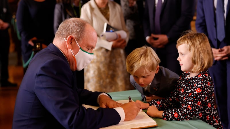 Prince Albert of Monaco visits TCD after donating €1m