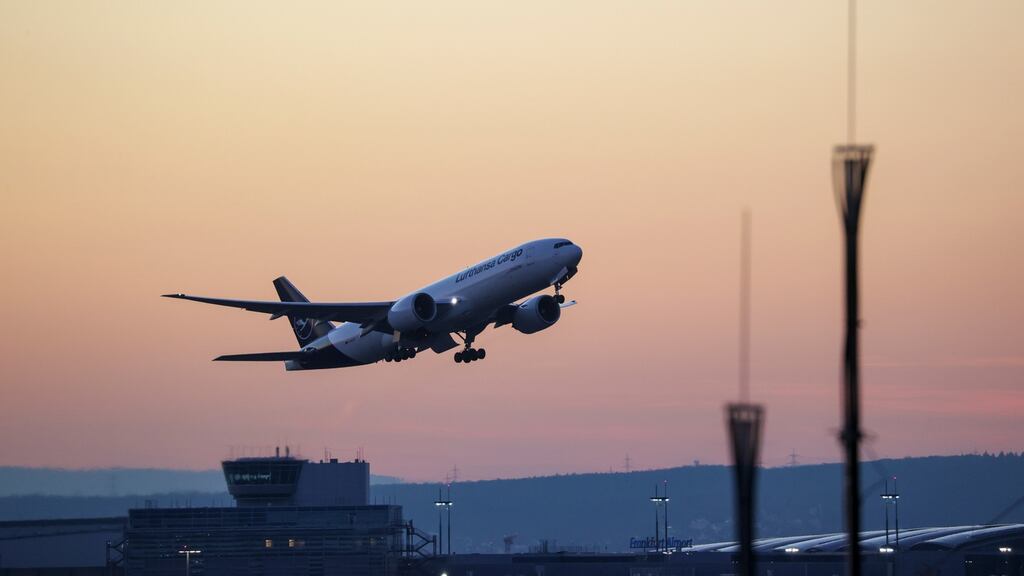 It was a difficult day for listed airlines as worries about oil and inflation conspire to drag the sector down. Photograph: Alex Kraus/Bloomberg