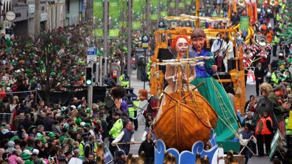 File photograph of Dublin’s St Patrick’s Day parade. Photograph: The Irish Times
