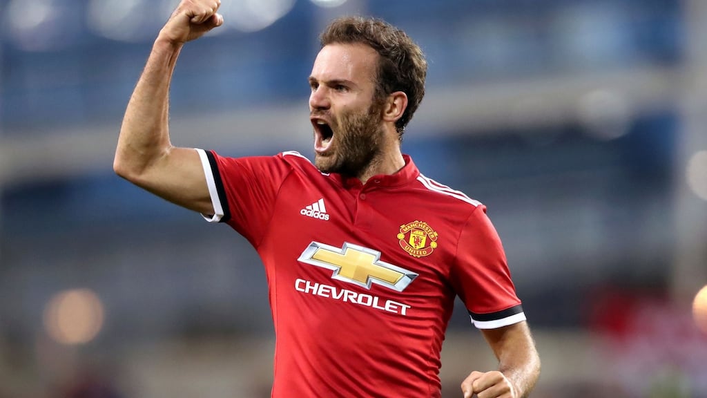 Juan Mata has called for Manchester United to pull together and return to the methods which saw them secure 10 wins and two draws from their previous 12 matches. Photograph: Niall Carson/PA Wire