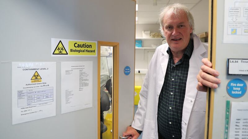 Professor Luke O’Neill: ‘You have to have hope, haven’t you?’ Photograph: Nick Bradshaw