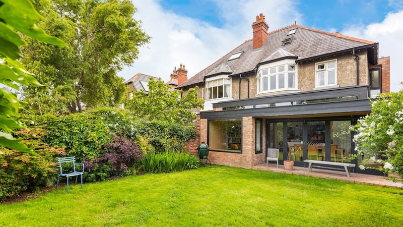 View from back garden showing the new extension