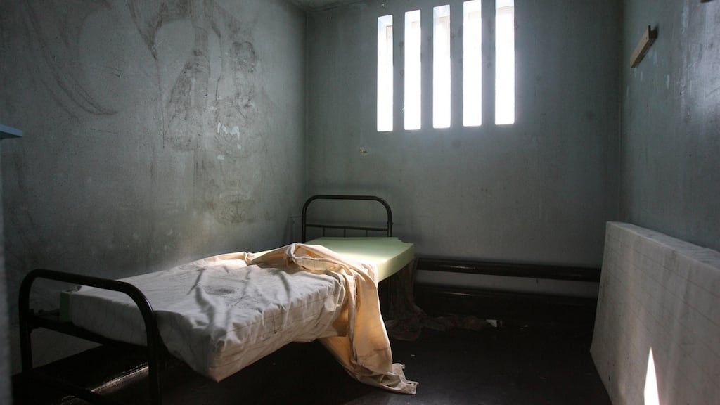 An IRA cell in the Maze/Long Kesh prison site. Bobby Sands’ deathbed there has become a place of pilgrimage for republicans and a source of souvenirs. Photograph : Niall Carson/PA Wire
