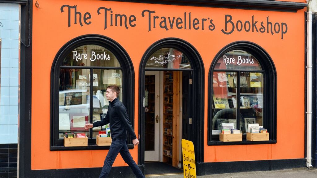 The Time Traveller’s Bookshop in Skibbereen, Co Cork. Local businesses will be offering personalised virtual shopping via WhatsApp and Zoom for customers.