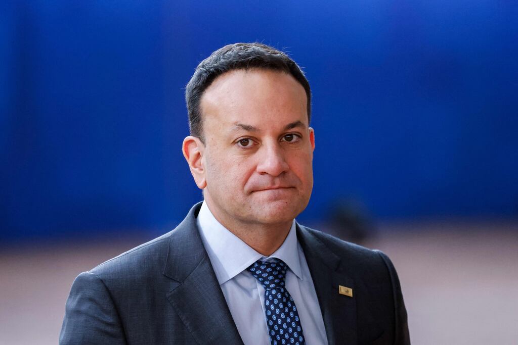 Taoiseach Leo Varadkar arrives for an EU Summit in Brussels on Friday. Photograph: Ludovic Marin/AFP via Getty Images