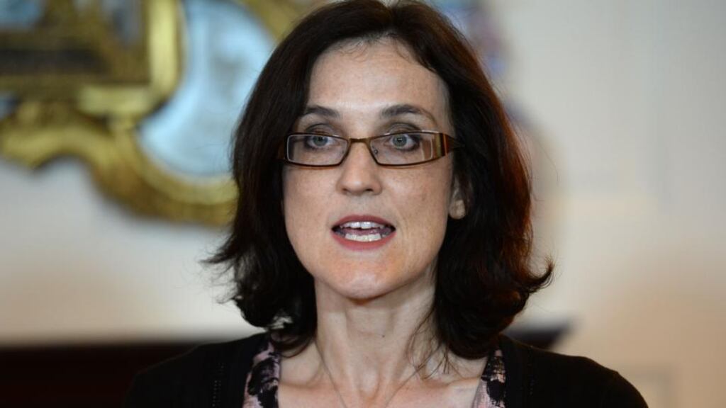 Secretary of state for Northern Ireland Theresa Villiers has said the British government “fully recognises” the sensitivities surrounding the decision not to have a British royal presence at the commemoration of the 1916 Easter Rising. File photograph: Dara Mac Dónaill/The Irish Times