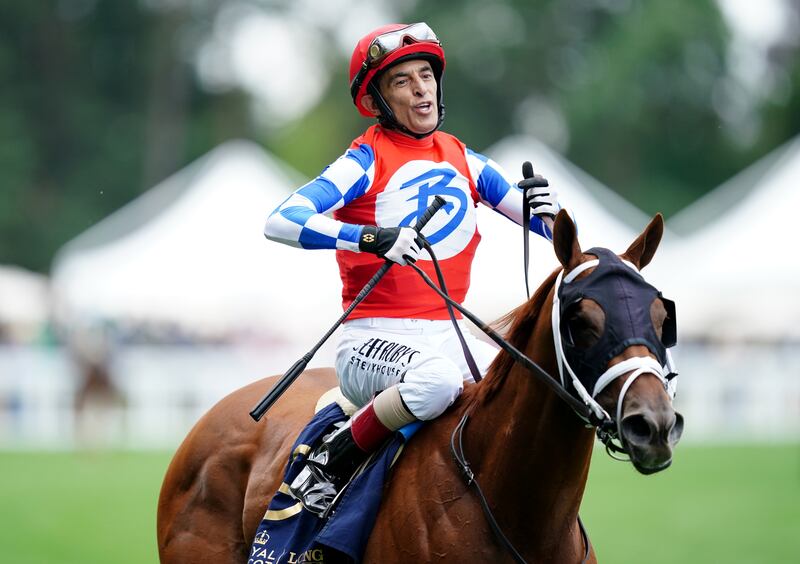 John Velazquez on Crimson Advocate at Royal Ascot last year. Photograph: David Davies/PA Wire