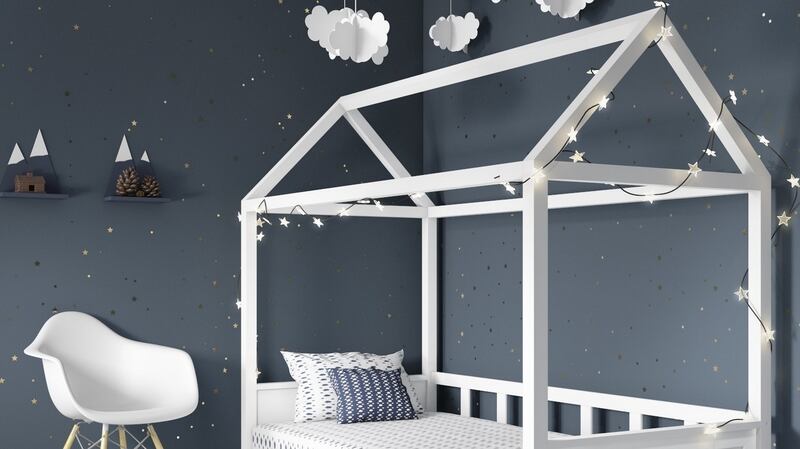 This sculptural child’s bed costs about €283 from Buy it Direct.