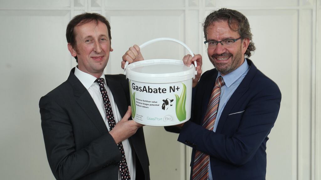 Dr Ruairi Friel, CEO and Prof Vincent O’Flaherty, Chief Scientific Officer of Glasport Bio.