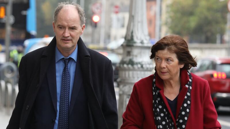 Pat and Mary Bennett, parents of Aoife Bennett of Naas, Co Kildare pictured this week at the Four Courts. Photograph: Collins Courts