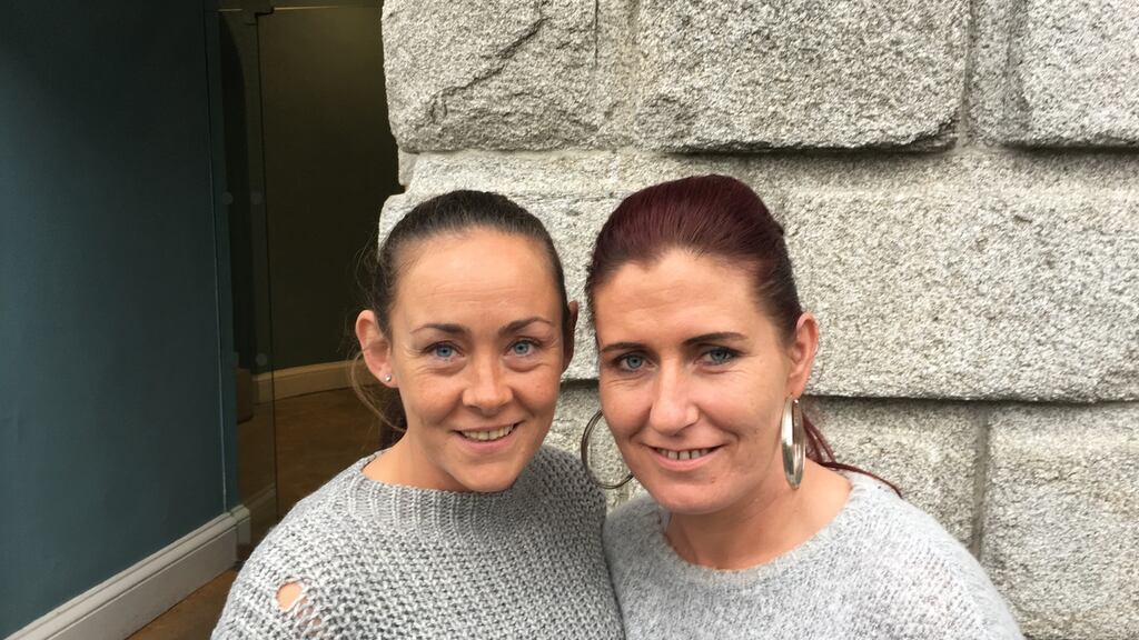 Erika Browne and Paula Kearney who addressed the conference Inside Out: the Human Rights Implications of Imprisonment, at the Law Society, Dublin, at the weekend.