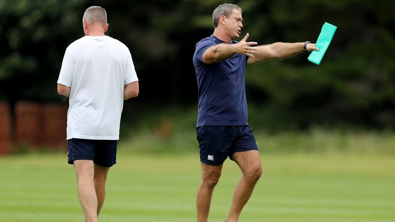 Head coach Tom Tierney during training at Fota Island. Photo: Dan Sheridan/Inpho