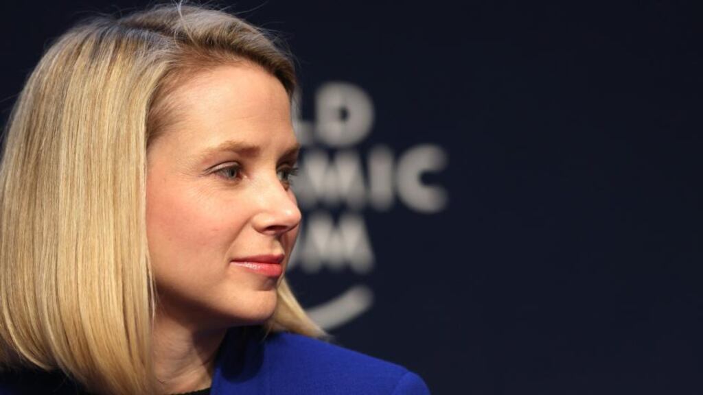 Yahoo chief executive Marissa Mayer. Photograph: Chris Ratcliffe/Bloomberg