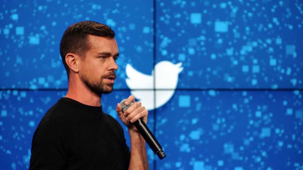 Jack Dorsey, the new chief of Twitter. Photograph: Bryan Thomas/The New York Times