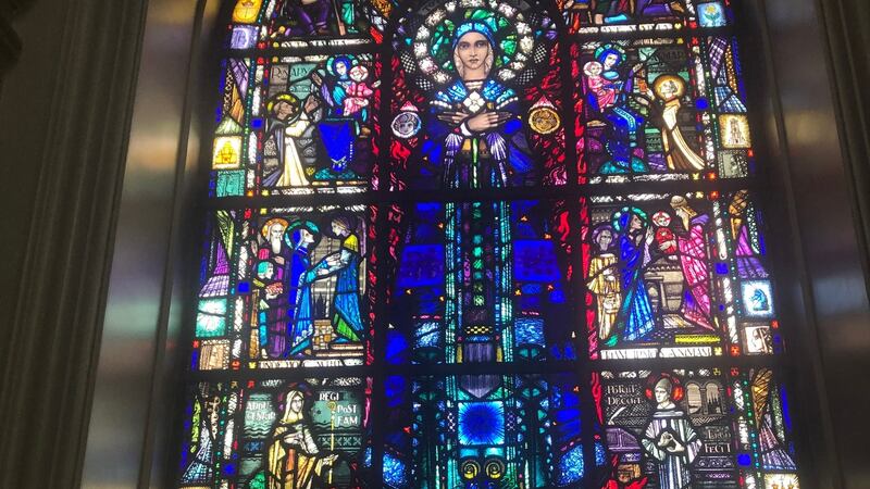 Harry Clarke’s stained glass windows in St Peter and Paul’s are an absolute delight, rich with delicate detail.