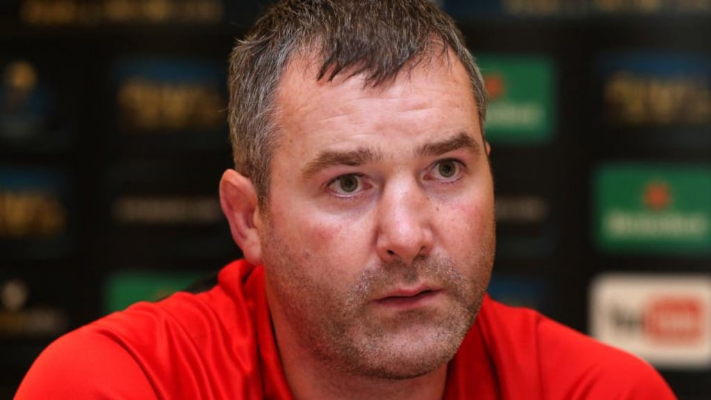Munster rugby coach Anthony Foley: “Paul is contracted to June next season. I always get confused as to why we’re talking about a fella that’s under contract. ” Photograph: Cathal Noonan/Inpho