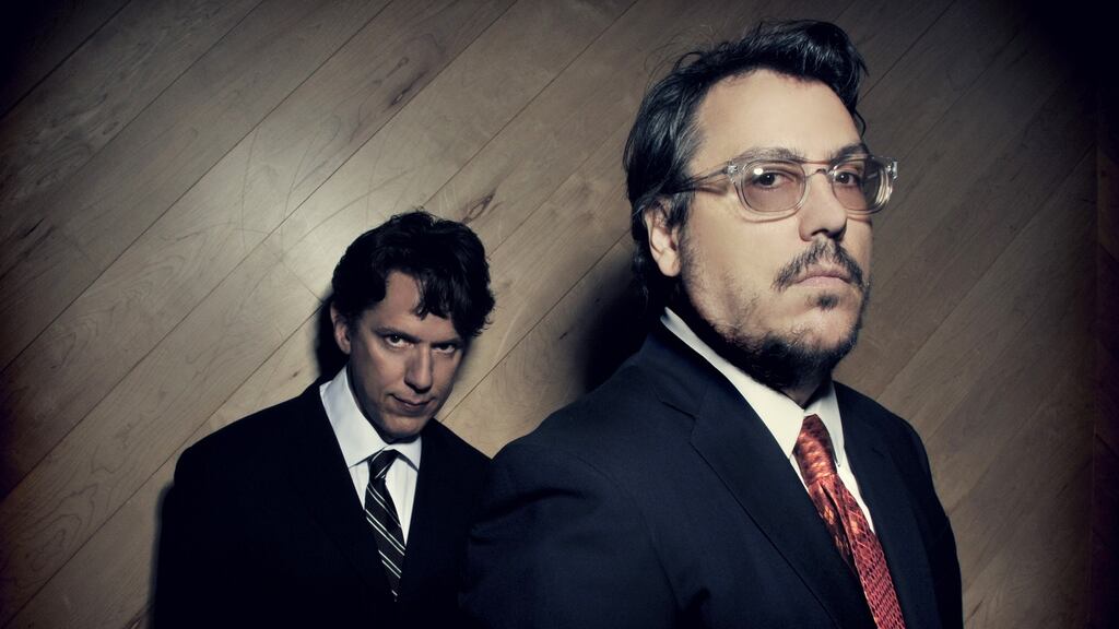 John Flansburgh (on right) and John Linnell, aka They Might Be Giants
