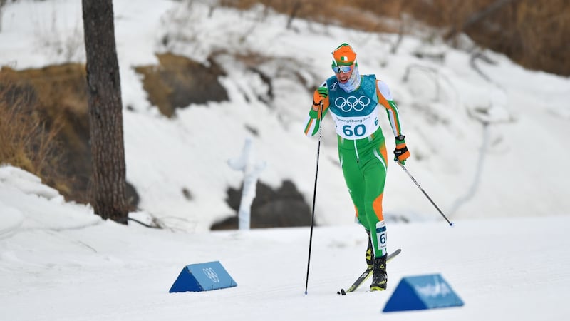 Thomas Westgaard finished 60th on his Winter Olymics debut. Photograph: Ramsey Cardy/Sportsfile