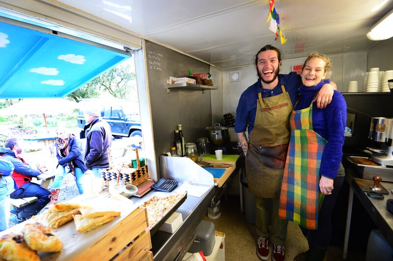 Reinaldo Seco and Kim Young at Misunderstood Heron in 2022. Photograph: Bryan O'Brien/The Irish Times