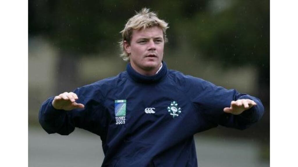 Brian O?Driscoll: Having taken part in training since Sunday, the Irish centre has reported no adverse reaction to his hamstring injury