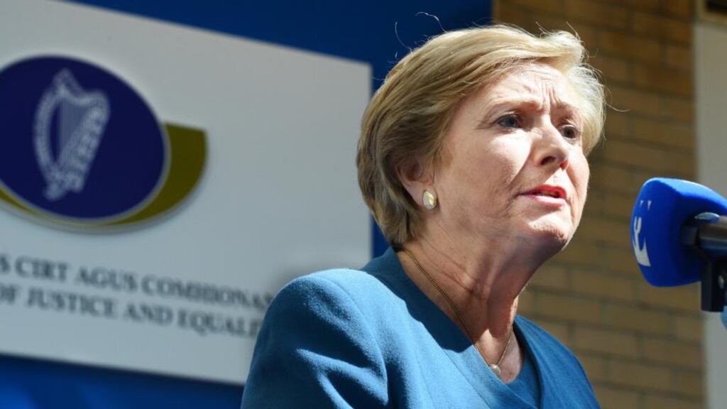 Minister for Justice Frances Fitzgerald. Photograph: Cyril Byrne